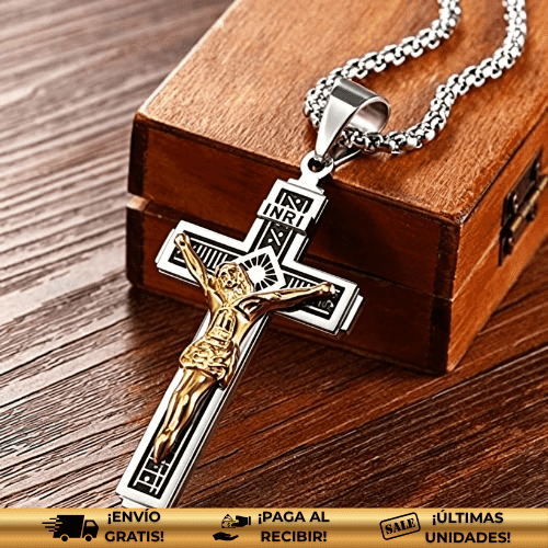 Faith® | Collar con amuleto de cruz de Jesús