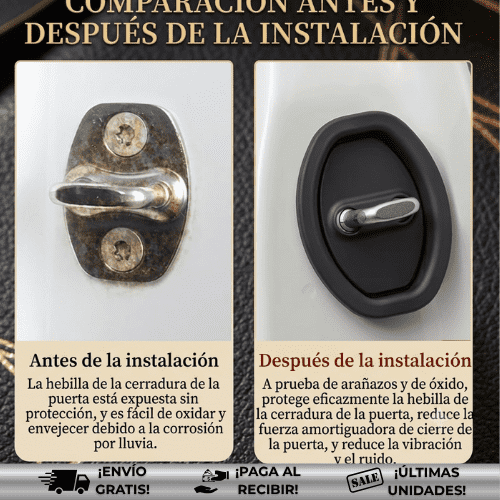 SlamShield® ¡Set x4 Unds! | Protectores de golpes para puertas