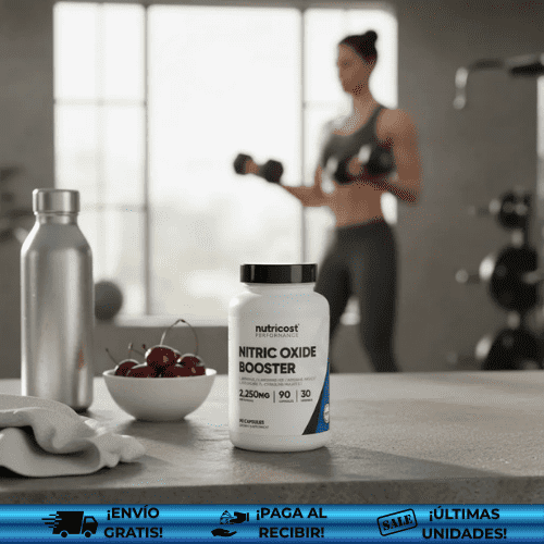 NitricOxide Nutricost™ | Potenciador de oxido nítrico para aumentar el rendimiento
