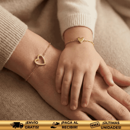 Conectad@s® | Pulsera de conexión real con tu hij@