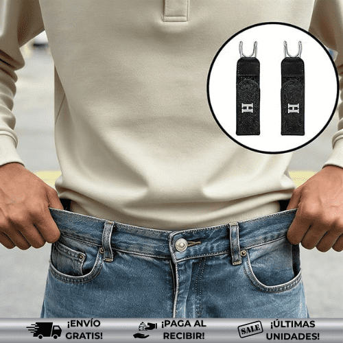BeltPro® x2 unds | Cinturón elástico sin hebilla para ajuste cómodo y rápido