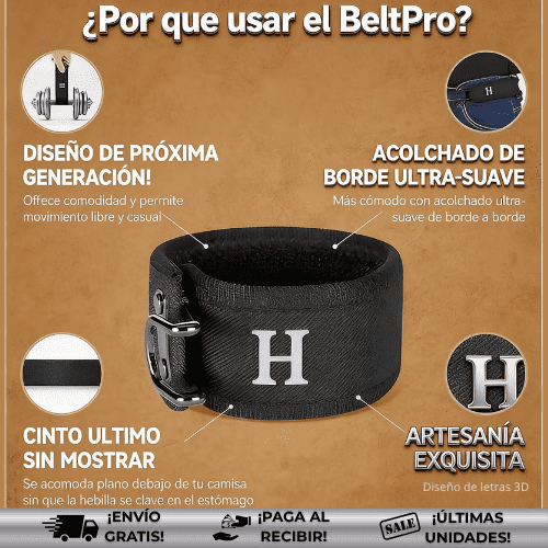 BeltPro® x2 unds | Cinturón elástico sin hebilla para ajuste cómodo y rápido
