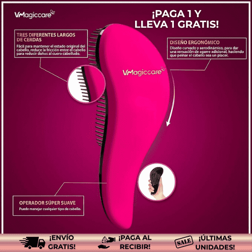 MagicCare® | Cepillo anticaída que desenreda tu cabello al instante ¡OFERTA2X1!