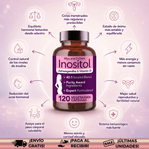Inositol® | Suplemento que apoya la fertilidad natural, con Ashwagandha & Vitamina D