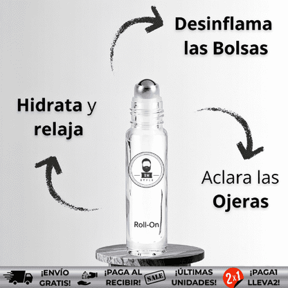 OMstyle™ | Roll-on antiojeras con ácido hialurónico y cafeína ¡OFERTA 2x1!