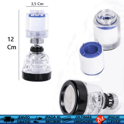 Purify® ¡Oferta2x1! | Filtro purificador de agua para grifo