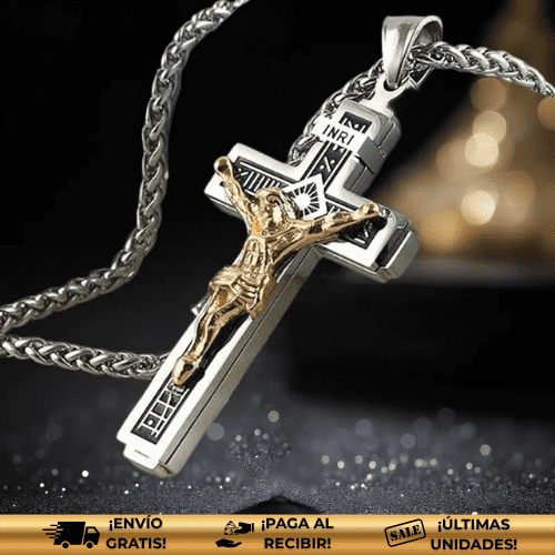 Faith® | Collar con amuleto de cruz de Jesús