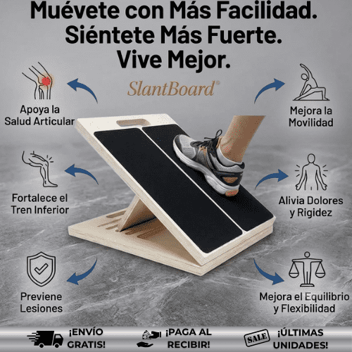 SlantBoard® | Tabla de estiramiento inclinada para fortalecer tus piernas