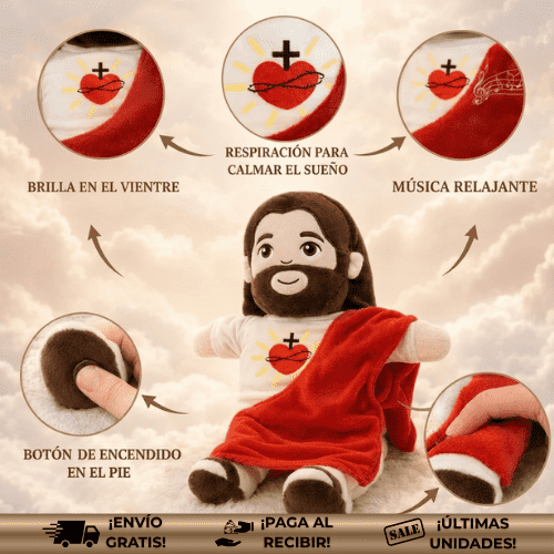 Peluche MyJesús™ | Un Abrazo de fé, consuelo y paz interior