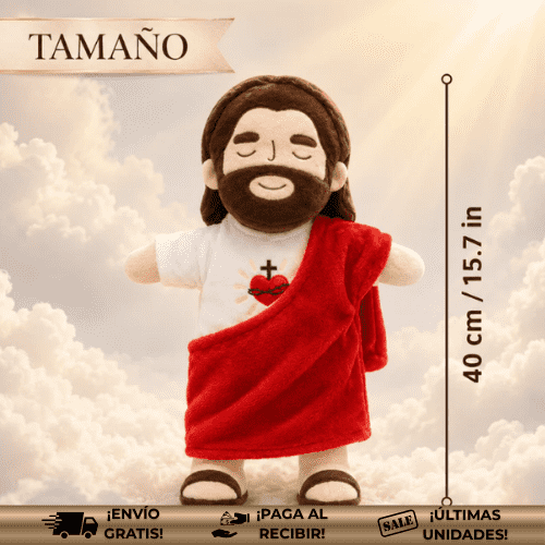 Peluche MyJesús™ | Un Abrazo de fé, consuelo y paz interior