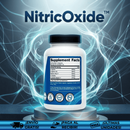 NitricOxide Nutricost™ | Potenciador de oxido nítrico para aumentar el rendimiento