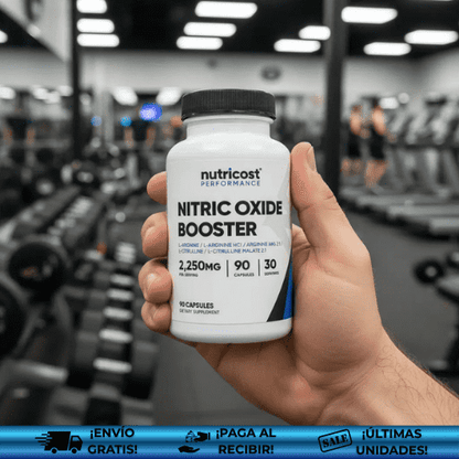 NitricOxide Nutricost™ | Potenciador de oxido nítrico para aumentar el rendimiento