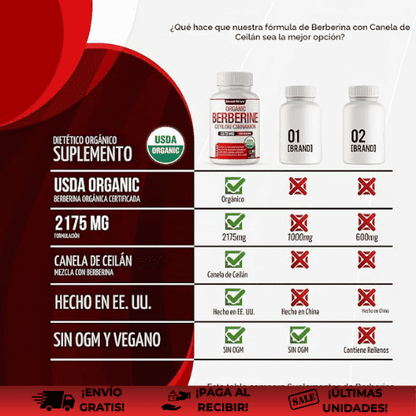 DecentNature Berberine® | Adelgazante con berberina fitosomada natural GLP 1