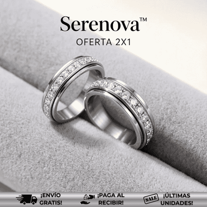 Serenova™ | Anillo giratorio que combate la ansiedad ¡Oferta 2x1!