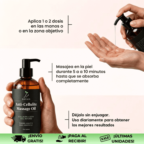 CellulitOil®| Aceite de masaje anticelulítico
