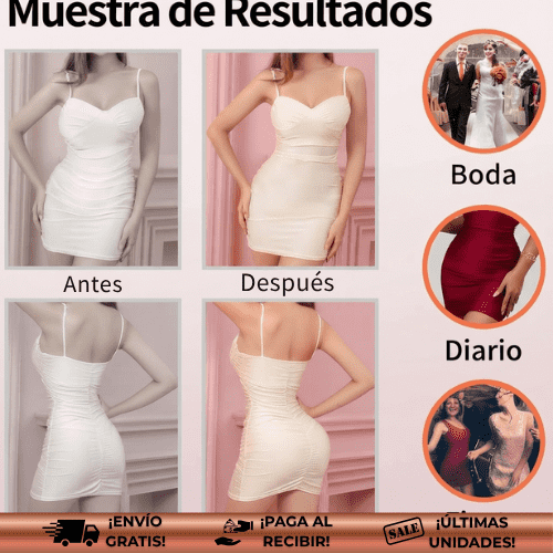 FitUp® | shorts moldeadores ofrecen un efecto de realce 3D sin asfixiarte. Siéntete segura, fresca y espectacular.