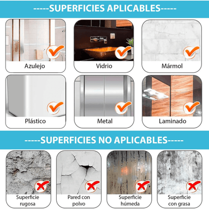 NanoTape™ | Sin herramientas, sin daños, sin complicaciones. Solo pégalo y vive tranquilo.