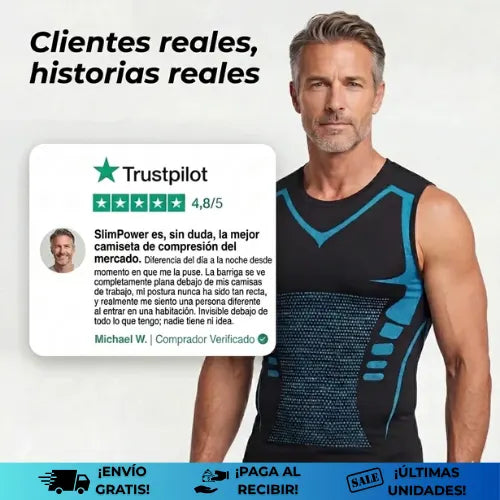 SlimPower® | Camisilla para eliminar barriga ¡OFERTA 2X1!