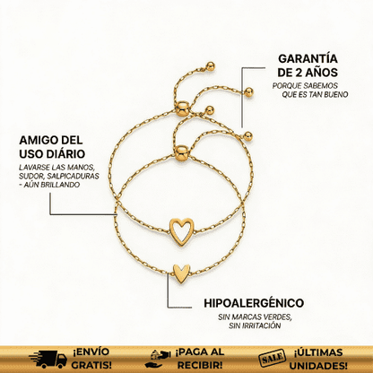 Conectad@s® | Pulsera de conexión real con tu hij@